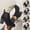 Black, variant on Women's Round Toe Ankle Boots Plus-Size High Heeled Comfortable Ankle Boots