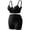 Black, variant on Yoga sets for women 2 piece Fashion Solid Color Sports Bra and Tummy Control Butt-lifting Shorts Wine