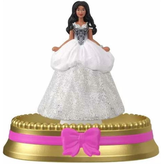 Barbie Holiday Silver Dress Mini Doll [Snow Globe]