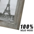 thumbnail image 5 of Joveco 4" x 6" Handcrafted Solid Wooden Photo Frame Set of 2,  Farmhouse Picture Frame Wall Decor for Wall Mounted and Tabletop, Gray and Brown, 5 of 8