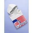 thumbnail image 3 of All American Mom Ever Hoodie Women -Image by Shutterstock, Female 5X-Large, 3 of 4