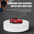 thumbnail image 3 of Labymos 360 Degree Electric Rotating Turntable Display Stand for Photography Video Shooting Props Jewelry Display, 3 of 8