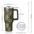 thumbnail image 2 of Christmas 40oz Tumbler– Stainless Steel Insulated Tumbler with Handle and Straw, Large Capacity Travel Cup for Hot & Cold Drinks, 2 of 7