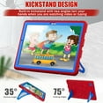 thumbnail image 5 of ELEHOLD Kids Friendly Case for Samsung Galaxy Tab S9/S9FE/S8/S7, Heavy Duty Shockproof Rugged Protective Case with Foldable Kickstand for Boys Children for Samsung Tab S9/S9FE/S8/S7,Red+Blue, 5 of 7