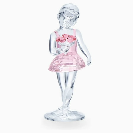 Swarovski Crystal Moments Young Ballerina Pink Tutu Dancer Figurine 5493723