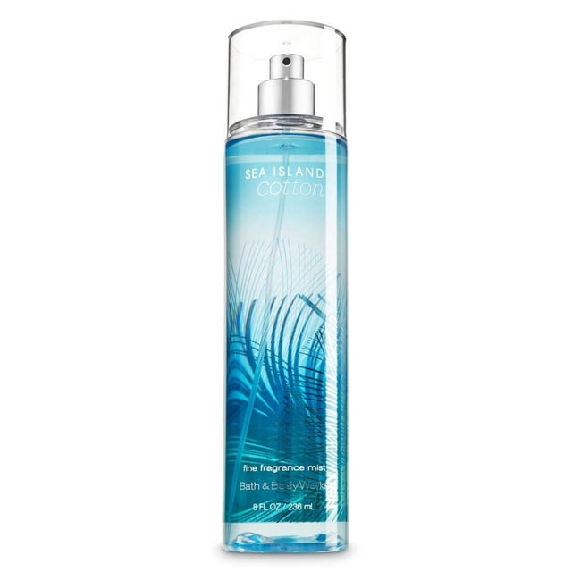Bruma de fragancia fina de algodón Perfume Bath & Body Works Sea Island, 236 ml