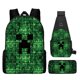 thumbnail image 1 of ROBLOX Mochila De temporada escolar, bolso de hombro de dibujos animados, mundo Virtual, estudiantes de escuela primaria y secundaria, 1 of 4