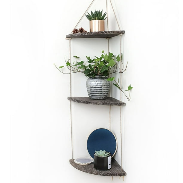 Featured image of post Corner Hanging Plant Stand : It looks great on the porch, patio, sunroom or even the living room.