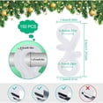 thumbnail image 2 of 150 Pcs Mini Weatherproof Plastic Gutter Hooks for Christmas, 2 of 5