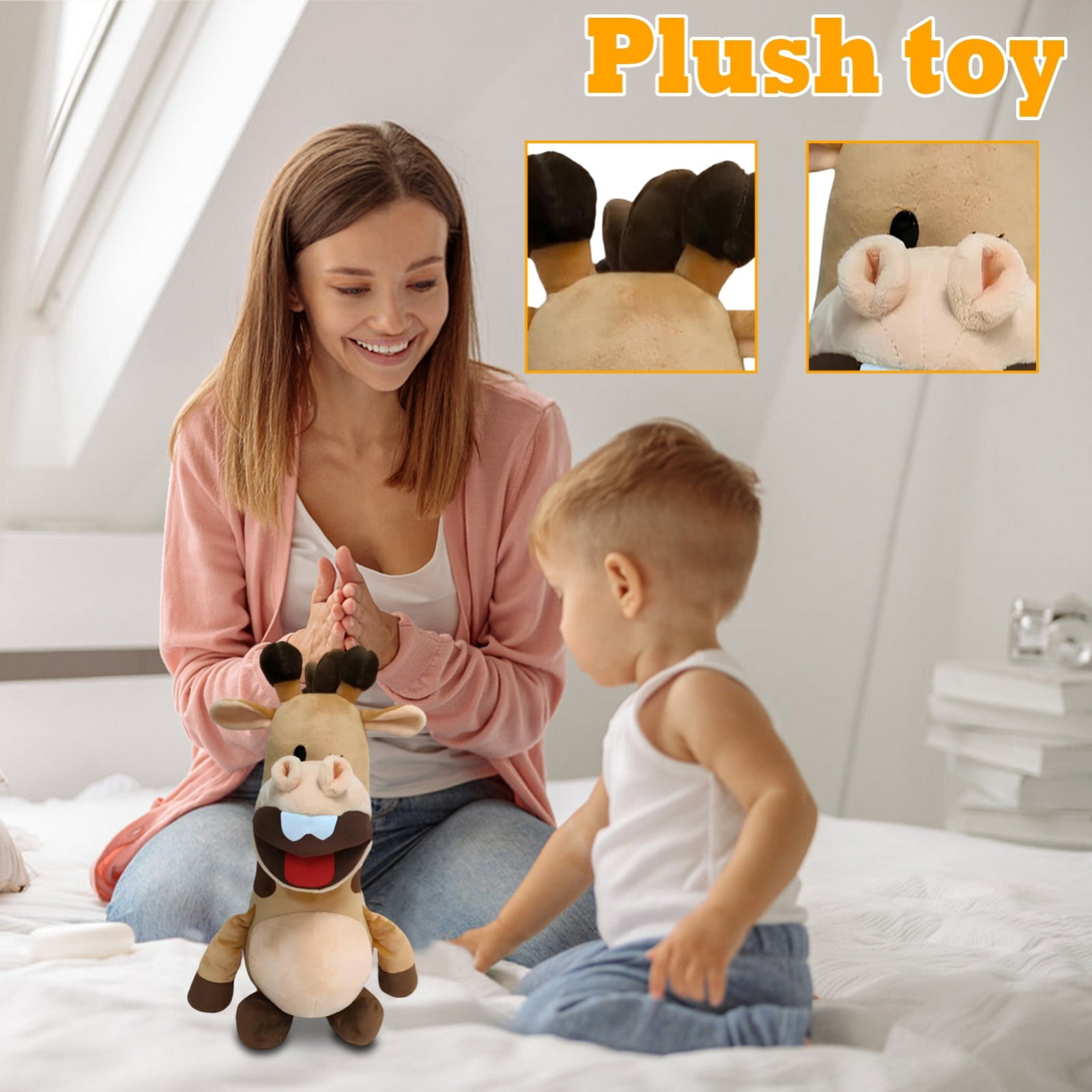 Baloney Tony Plush Toy 9.8" Moive In Your Dreams Stuffed Toys Peripheral Ultra Soft Plush Doll(Yellow-25Cm)#9442
