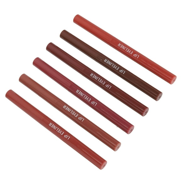 Lip Liner Pencil, Easily Draw 6pcs 0.3g Matte Lip Liner for Party Use