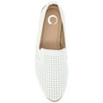 thumbnail image 5 of Journee Womens Lucie Slip On Almond Toe Loafer Dress Flats, Widths Available, 5 of 10