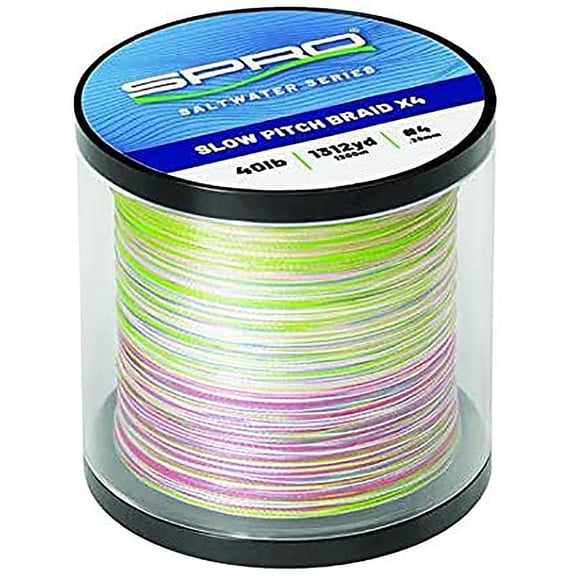 SPRO Fishing SSPB-40PTM1200 Slow Pitch Braid 40Lbs 1200M/1312Y Pitch Mark