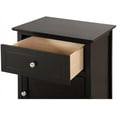 thumbnail image 5 of Glory Furniture Izzy 1 Drawer 1 Door Nightstand in Black, 5 of 16