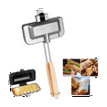 thumbnail image 4 of Hot Dog Toaster , Double-Sided Sandwich Baking Pan, Cheese Maker Sandwich Maker Flip Pan,Camping Frying Pan, 4 of 7