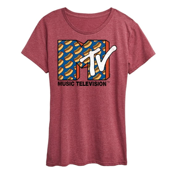 MTV - Hotdog Logo - Women's Short Sleeve Graphic T-Shirt