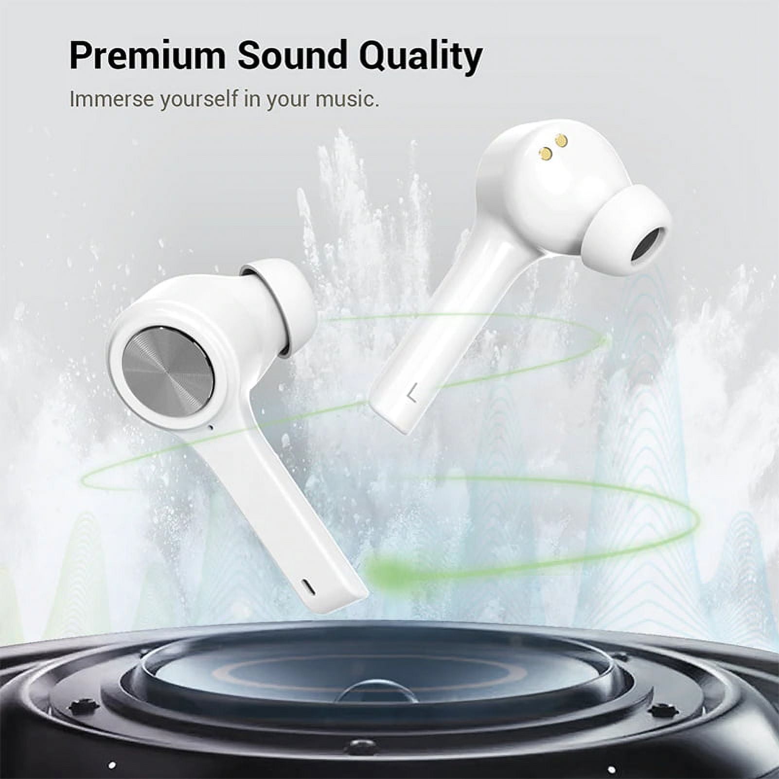 Wireless TWS Earphones for Google Pixel 7/Pro/6a/6/Pro Phones - Earbuds Headphones True Stereo Headset Hands-free Mic Charging Case  Compatible With Pixel 7/Pro/6a/6/Pro Models