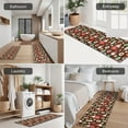 thumbnail image 5 of Brown Christmas Dessert Pattern Kitchen Rugs Sets Of 3,Kitchen Runner Rugs Non Skid Washable,Decorative Kitchen Floor Mats for Kitchen,Sink,Laundry,17"x30"+ 17"x47" + 17"x59", 5 of 6