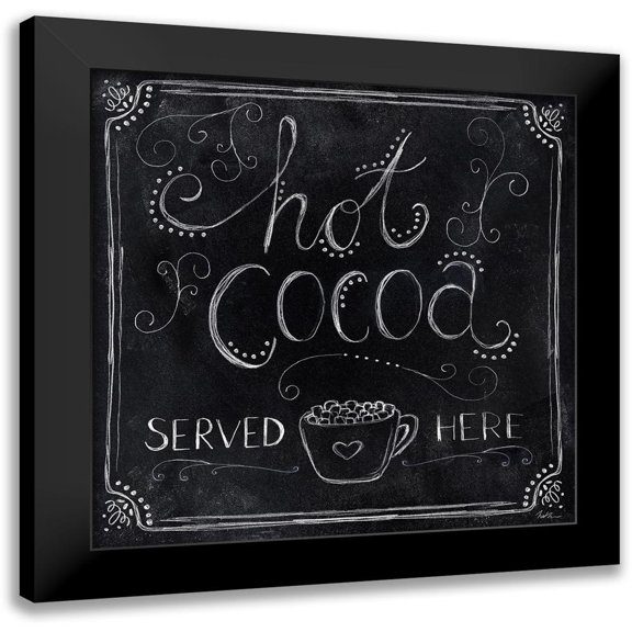 Carpentieri, Natalie 12x12 Black Modern Framed Museum Art Print Titled - Hot Cocoa