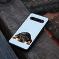 thumbnail image 4 of WIRESTER Shockproof Soft Rubber Cover Case for LG V60 ThinQ 6.8", Rottweiler Dog Lying Down Looking Up On Light Blue Background, 4 of 5