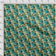 thumbnail image 4 of oneOone Cotton Silk Light Green Fabric Abstract Sewing Craft Projects Fabric Prints By Yard 42 Inch Wide, 4 of 4