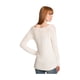 thumbnail image 2 of Aeropostale Sheer Hi-Lo Knit Sweater para mujer, blanco roto, extragrande, 2 of 2