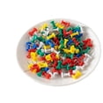 thumbnail image 1 of 100 Pcs Épingles à Pousser Multicolores, Épingles à Pousser Décoratives Multicolores, Épingles à Pousser à Tête en Plastique pour Tableau d'Affichage en Liège, 1 of 4