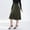 Green, variant on Flared Midi Skirt for Women Elastic Waist A Line Swing Skirt Casual Office Workwear Modest Long Skirts