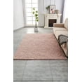 thumbnail image 5 of Lily Luxury Chinchilla Faux Fur Abstract Gilded Rectangular Area Rug, 5 of 8