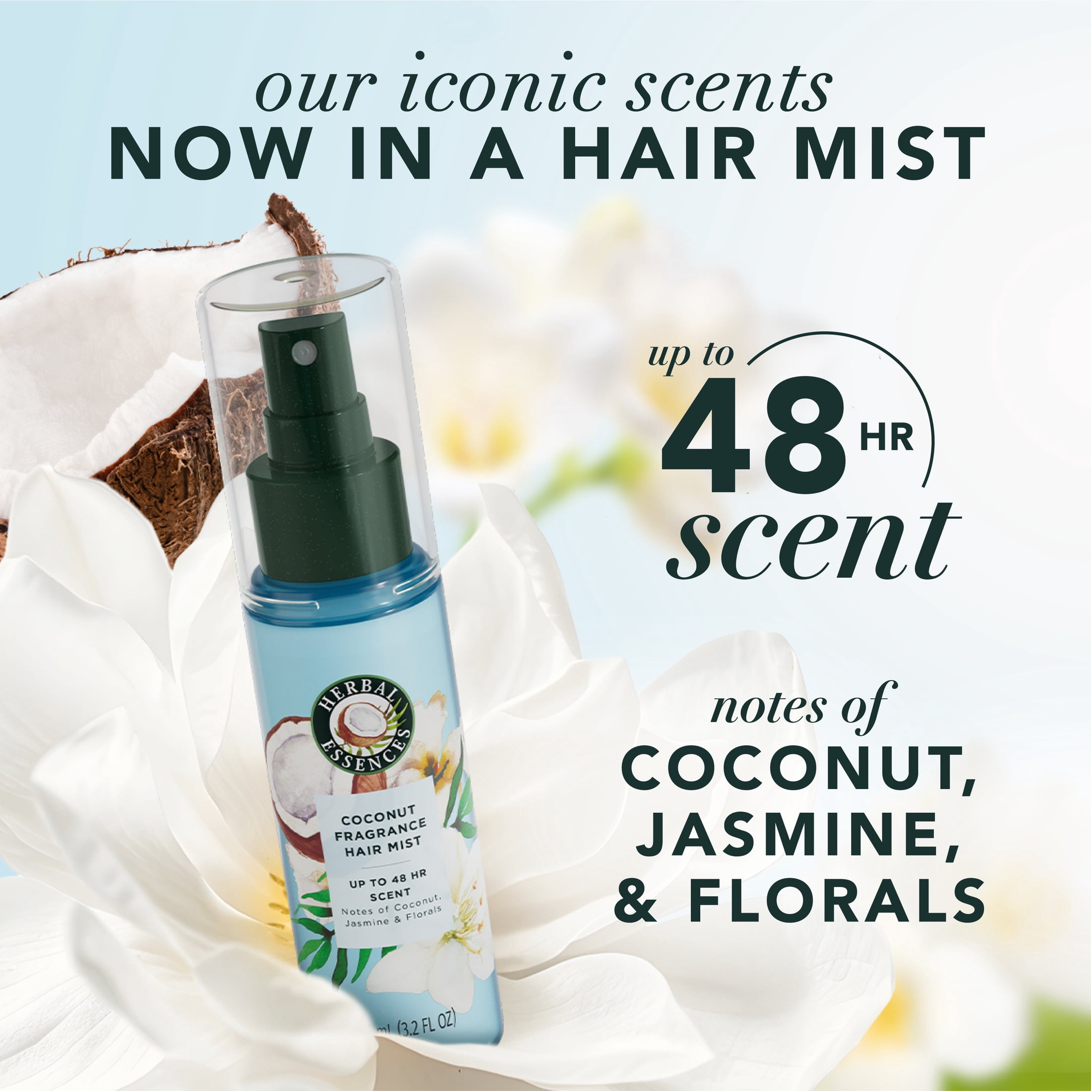 Herbal Essences Coconut Fragrance Hair Mist, 3.2 fl oz