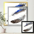 thumbnail image 4 of Designart 'Colourful Boho Art Feathers III' Bohemian & Eclectic Framed Art Print, 4 of 4