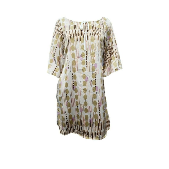 Hale Bob Women's Printed Silk Dress Retail Price $249.00