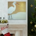 thumbnail image 5 of Winter Egret in Snow - Canvas, 5 of 10