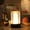 B-As Montre, variante sur Lampe de Table Portable Sans Fil pour Cage à Oiseaux, Veilleuse Décorative à Intensité Réglable avec Commande Tactile, Lampe d'Ambiance Rechargeable pour Fêtes et Maison, Modes d'Éclairage Chaud/blanc, Métal et Acrylique, Blanc
