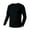 02_Black, variant on Hvogkswy Compression Shirt Men, Crew Neck Dry Workout Base Layer Undershirt Thin Stretchy Slim Comfy Long Sleeve Tops