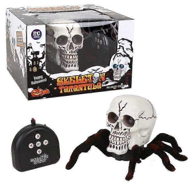 Halloween Scary Plush Toy Remote Control Electric Skeleton Wolf Spider Halloween Trick Props