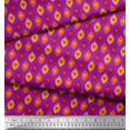 thumbnail image 3 of Soimoi Purple Poly Georgette Fabric Colorful Heart Fabric Prints By Yard 42 Inch Wide, 3 of 3