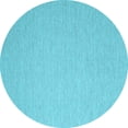thumbnail image 1 of Ahgly Company Indoor Round Abstract Light Blue Contemporary Area Rugs, 4' Round, 1 of 4