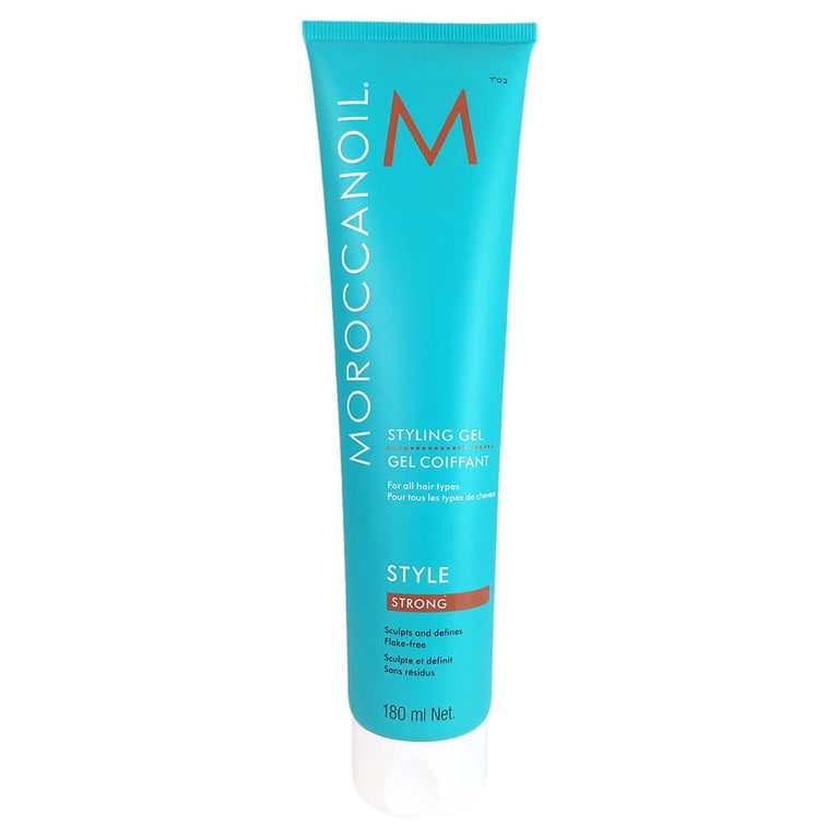 Moroccanoil Styling Gel 180ml 4本セット Moroccanoil, Strong Styling Hair Gel, 6 Oz, Hydrating and Shiny