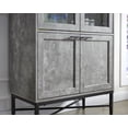 thumbnail image 3 of Home Source Contemporary Home Bar Shelf Concrete, 3 of 6