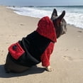 thumbnail image 3 of Frenchiestore Organic Dog hoodie | Lips & Roses, 3 of 5