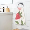 thumbnail image 6 of Strawberry and Cherry Cotton Face Towels Sets Absorbent Hand Towel 2 PCs Soft Towel for Bathroom Kitchen Hotel Decoration, 6 of 8
