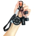 thumbnail image 2 of Silicone Dumbbell Keychain For Gym Lovers, Metal Handle Fitness Keyring With Motivational Design, Cute Gym Bag Charm Gift For Women Men Workout Accessories, 2 of 6
