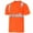 Orange, variant on JORESTECH Hi-Vis Short-Sleeved Work Safety T-Shirt, TS-01 (Yellow, L)
