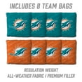 thumbnail image 5 of YouTheFan NFL Miami Dolphins 2' x 3' Cornhole Game, 5 of 6