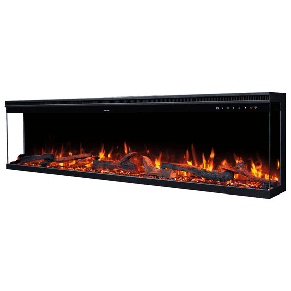 Touchstone Sideline Infinity Pro 3 Sided Smart Electric Fireplace - 60" Wide
