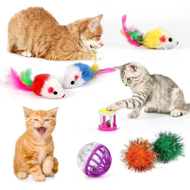 TAIMASI 32-Piece Cat Toys Variety Pack with Tunnel photo 4