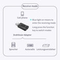 thumbnail image 4 of Sidaley Transmisor de audio Receptor 4 en 1 USB Bluetooth compatible 5.0 Adaptador inalámbrico con conector de 3.5 mm Reducción de ruido de Teléfono y Comunicación, 4 of 6