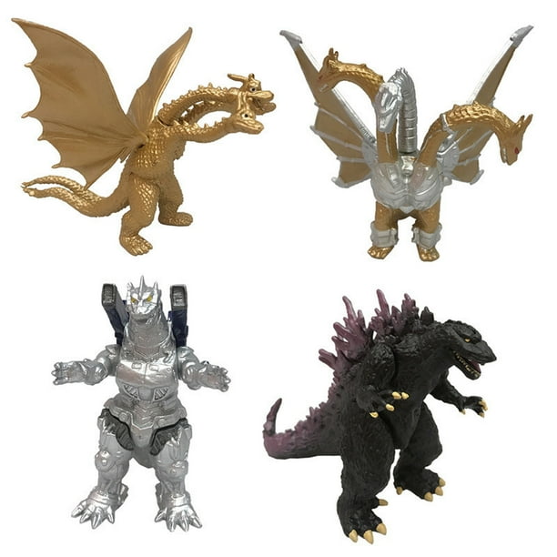 Figura de anime, modelo de juguete coleccionable, modelo Godzillas, 4 piezas