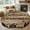 Brown, Black, variant on 2x6 Kitchen Runner Rug, Welcome to Our Camping Non-Skid Rubber Backing Large Hallway Rugs - Living Room Bedroom Home Office, Camper Mountains Forest Rustic Indoor Floor Mat Carpets Washable Rug